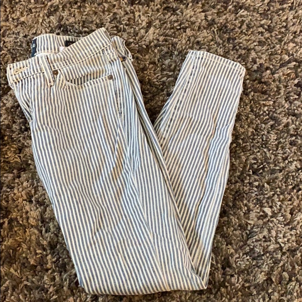 Striped Lucky Brand Skinny Jean